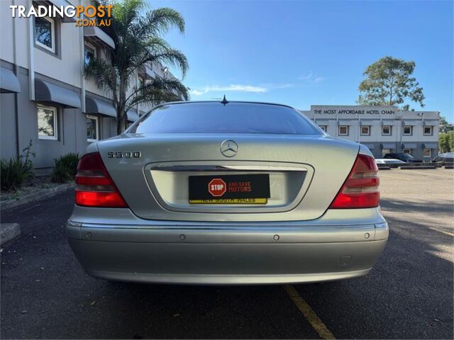 2001 MERCEDES-BENZ S500 L W220 4D SEDAN