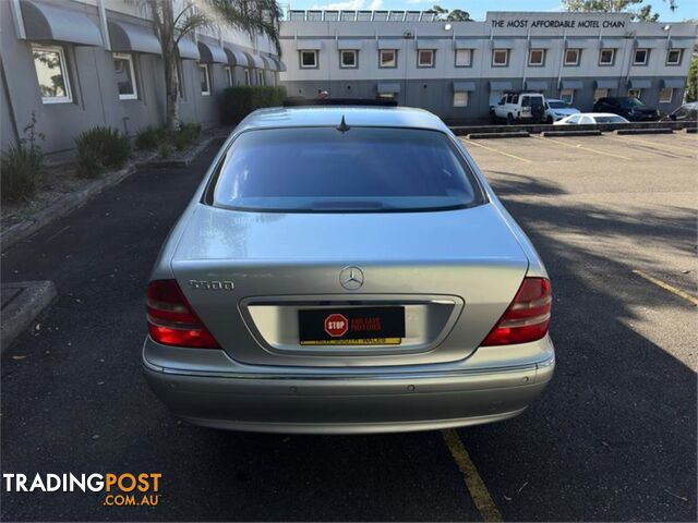 2001 MERCEDES-BENZ S500 L W220 4D SEDAN