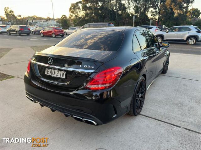 2015 MERCEDES-BENZ C63 AMGS 205 4D SEDAN