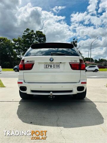 2012 BMW X5 XDRIVE50ISPORT E70MY12UPGRADE 4D WAGON