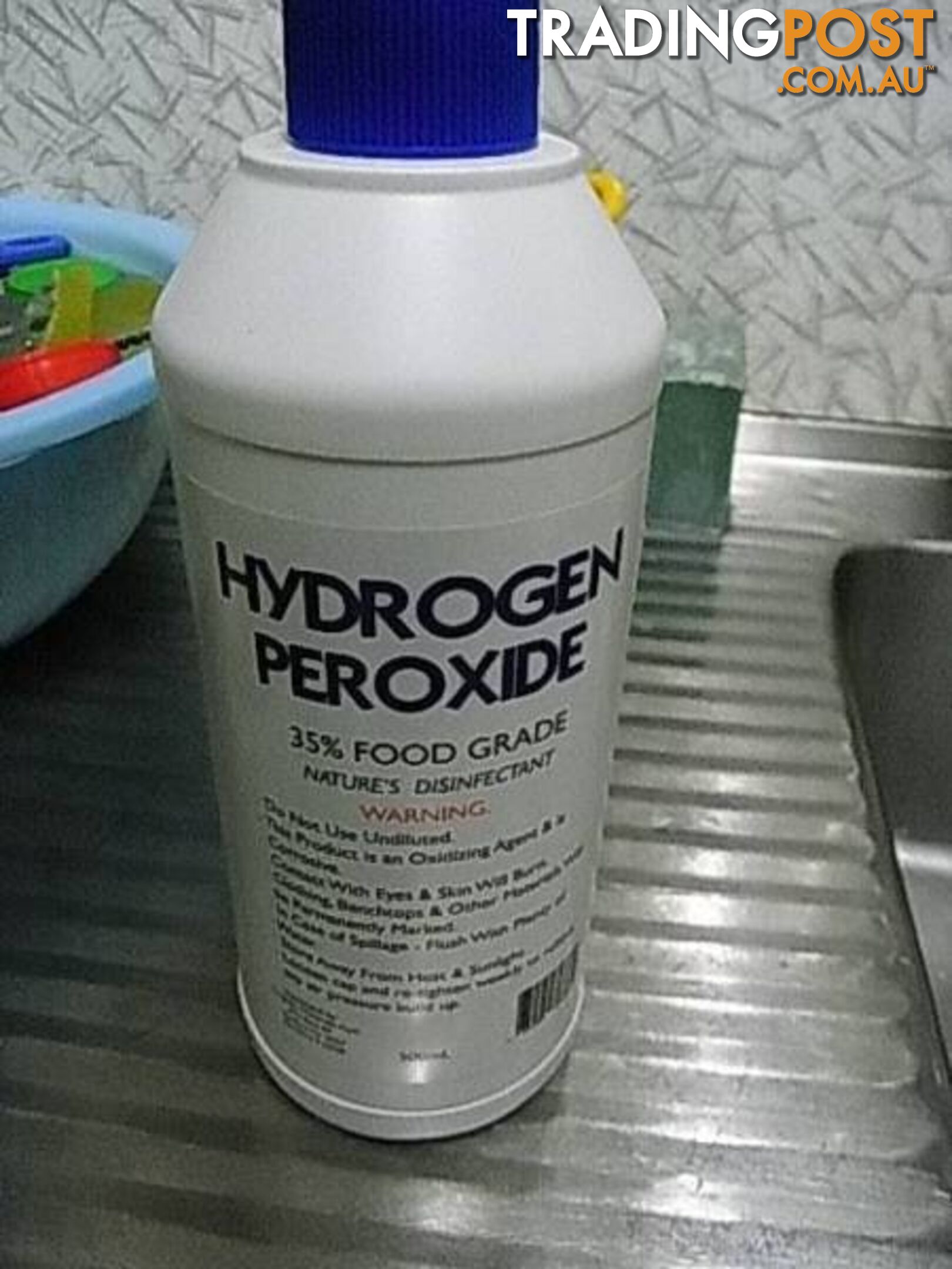 35% FOOD GRADE HYDROGEN PEROXIDE NATURES DISINFECTANT PICKUP CL