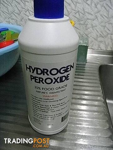 35% FOOD GRADE HYDROGEN PEROXIDE NATURES DISINFECTANT PICKUP CL