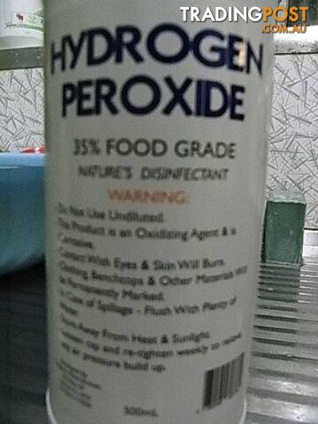 35% FOOD GRADE HYDROGEN PEROXIDE NATURES DISINFECTANT PICKUP CL