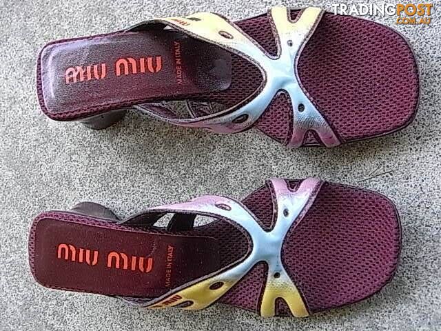NEW MIU MIU SHOES SIZE 38.5 MADE IN ITALY PICKUP OR POSTAGE - photo 2 of 4