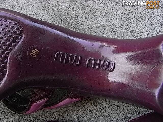 NEW MIU MIU SHOES SIZE 38.5 MADE IN ITALY PICKUP OR POSTAGE - photo 4 of 4