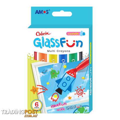 Glass Fun Colorix 6 Pack - Amos