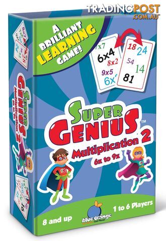 Super Genius - Multiplication 2 - Blue Orange Games - 803979013077