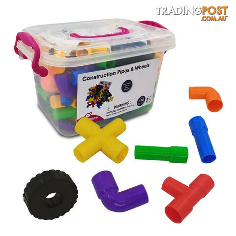 Construction Pipes & Wheels - Edushape