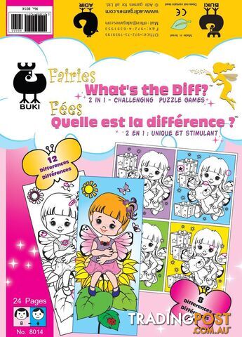 Buki Fairies - What's the diff? 2 in 1 - Buki Toys