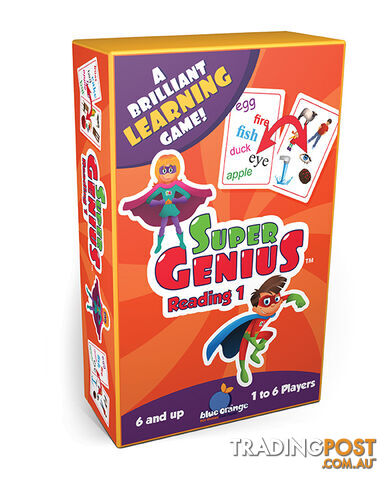 Super Genius - Reading 1 - Blue Orange Games - 803979013039