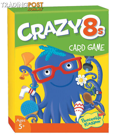 Crazy 8S | Card Game - Peaceable Kingdom