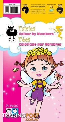 Buki Fairies - Colour by Numbers - Buki Toys