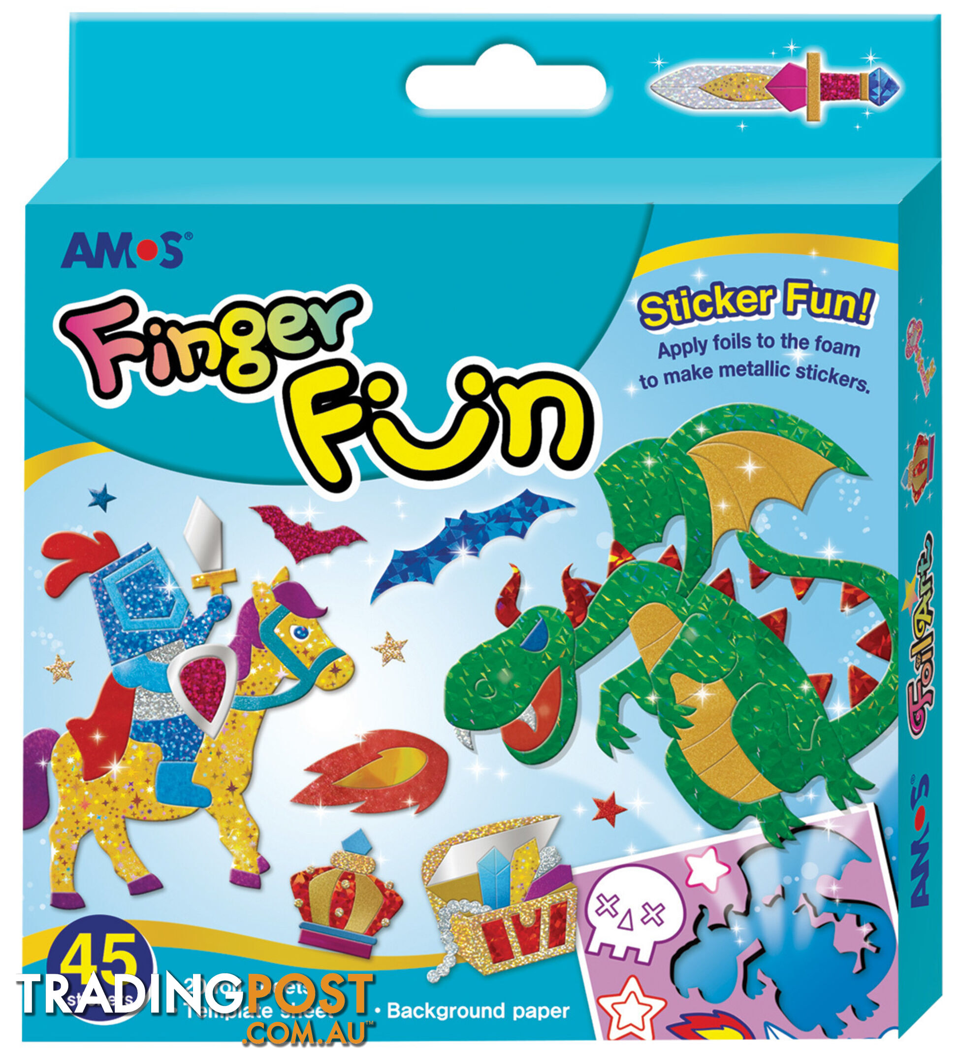 Finger Fun - Knights & Dragon - Amos - 8802946510160