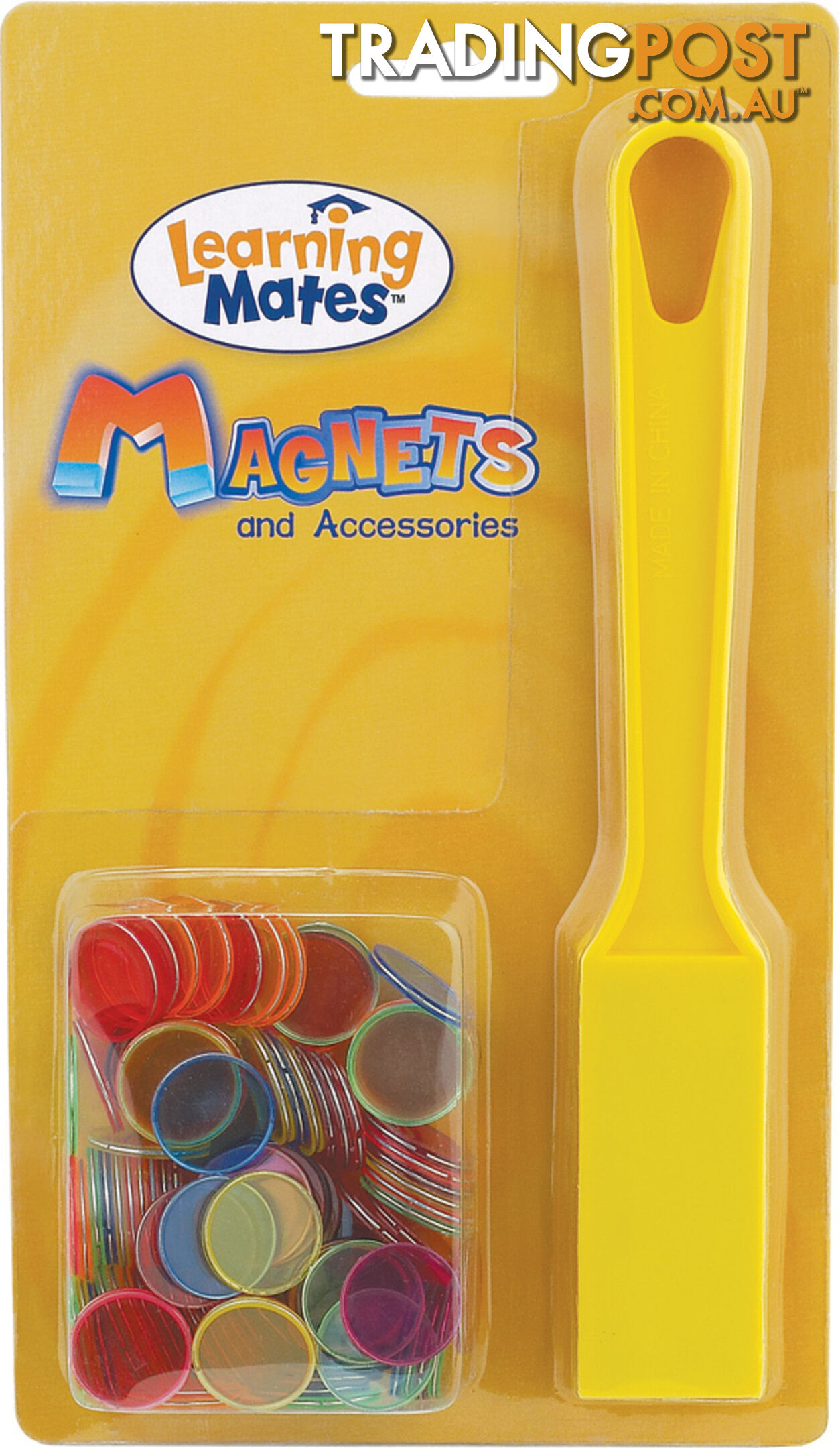 Magnetic Wand 8" plus 100 Chips - Popular Playthings - 755828388334