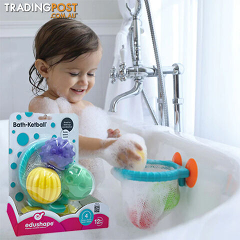 Bath Toy Basketball Hoop & Balls - Edushape