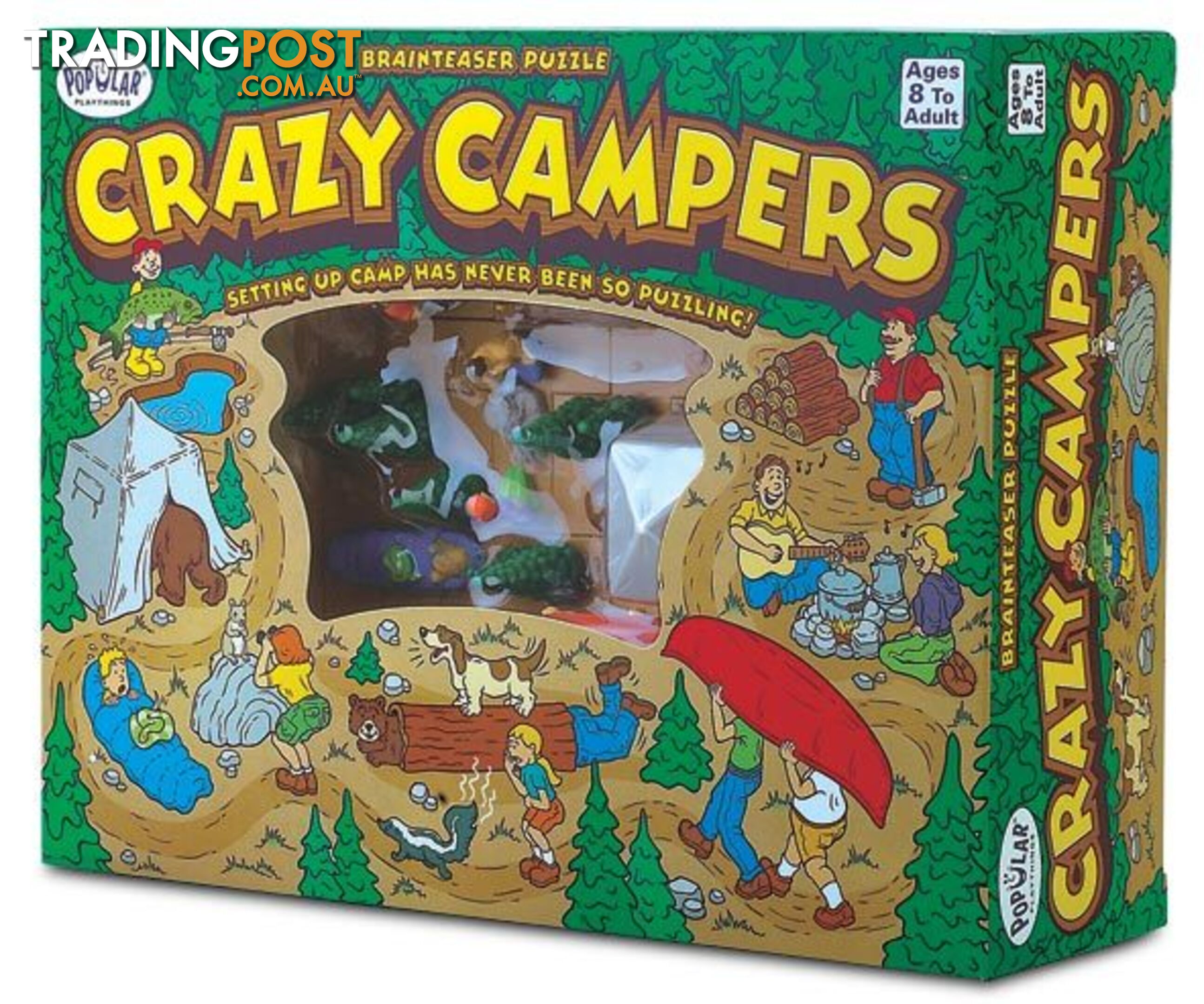 Crazy Campers - Logic Game - Popular Playthings - 755828702116