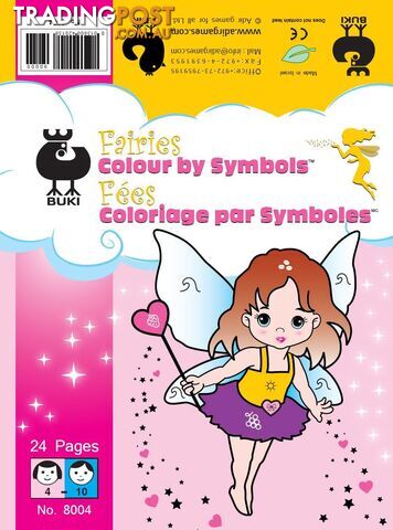 Buki Fairies - Colour by Symbols - Buki Toys