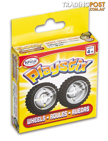 Playstix Master Wheels Set of 4 - Popular Playthings - 755828900321