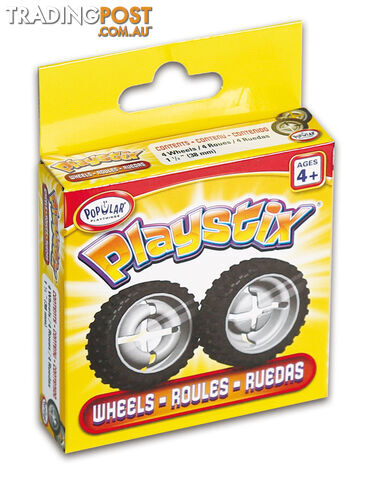 Playstix Master Wheels Set of 4 - Popular Playthings - 755828900321