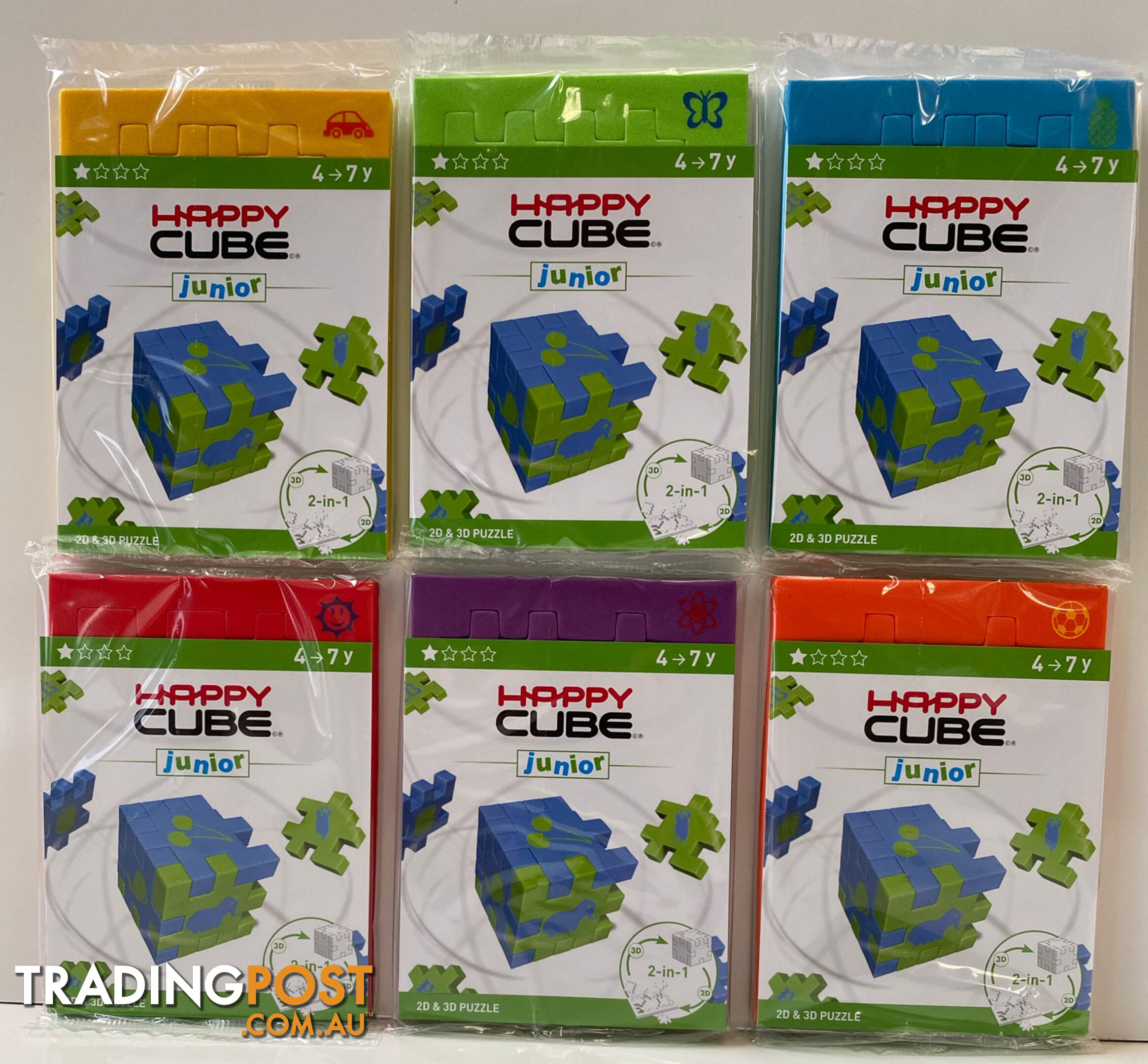 Happy Cube Junior  - Singles - Happy Cube - Smart Games