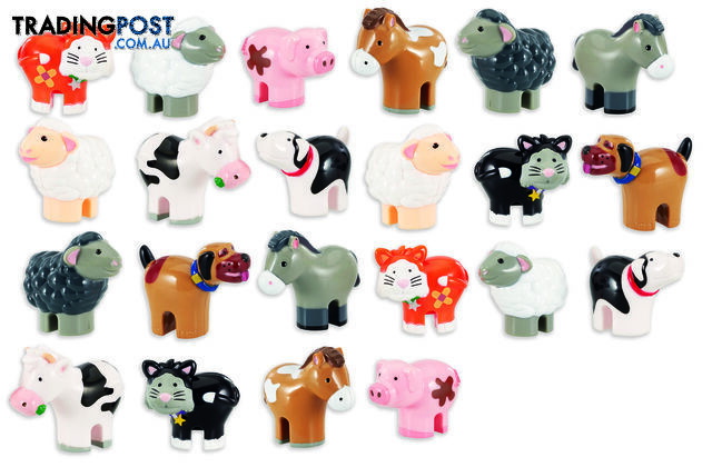 Farm Animal set - 22 pcs - WOW Toys - 5033491030206