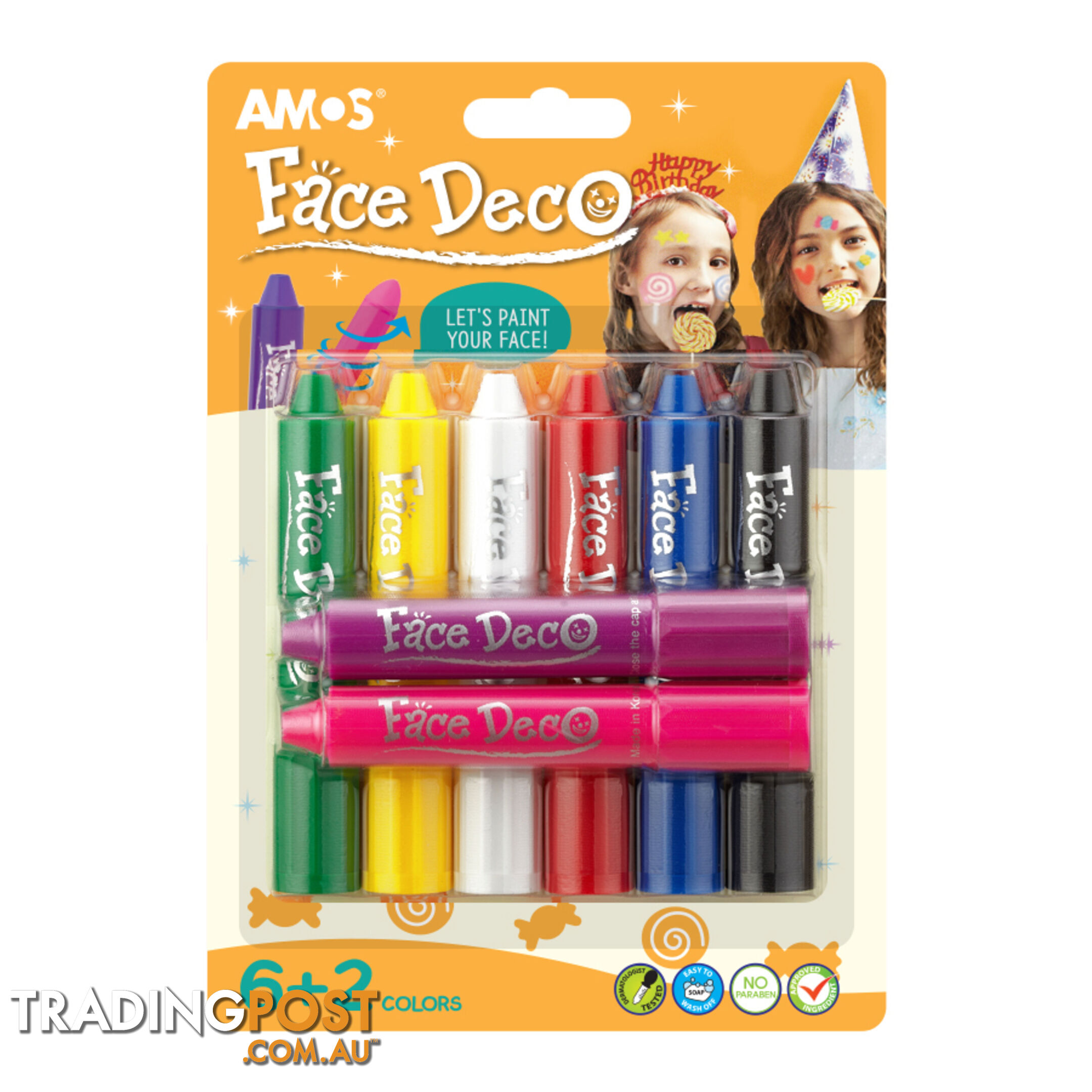 Face Deco 8 Pack - Amos - 8802946508945