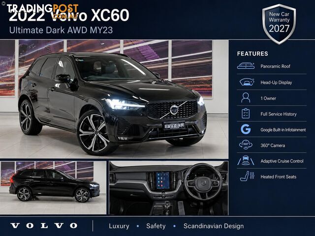 2022 VOLVO XC60 ULTIMATE B6 DARK AUTOAWDMY23 SUV