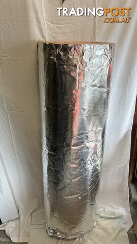 ROLL OF DUCTWORK INSULATION APPROXIMATELY 8 METRES LONG. NEW