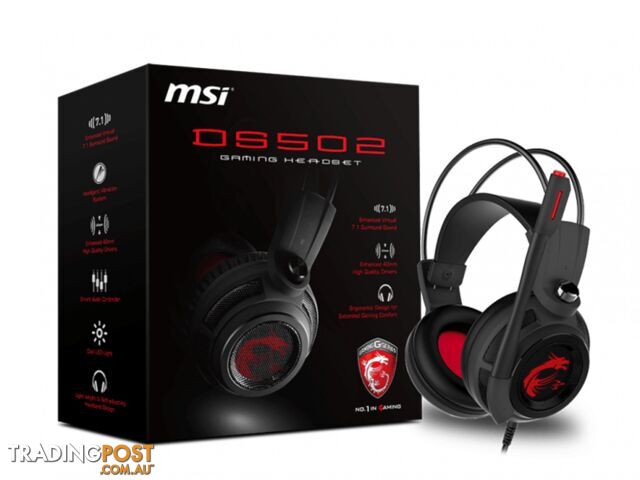 MSI DS502 S37-2100910-SV1 GAMING HEADSET