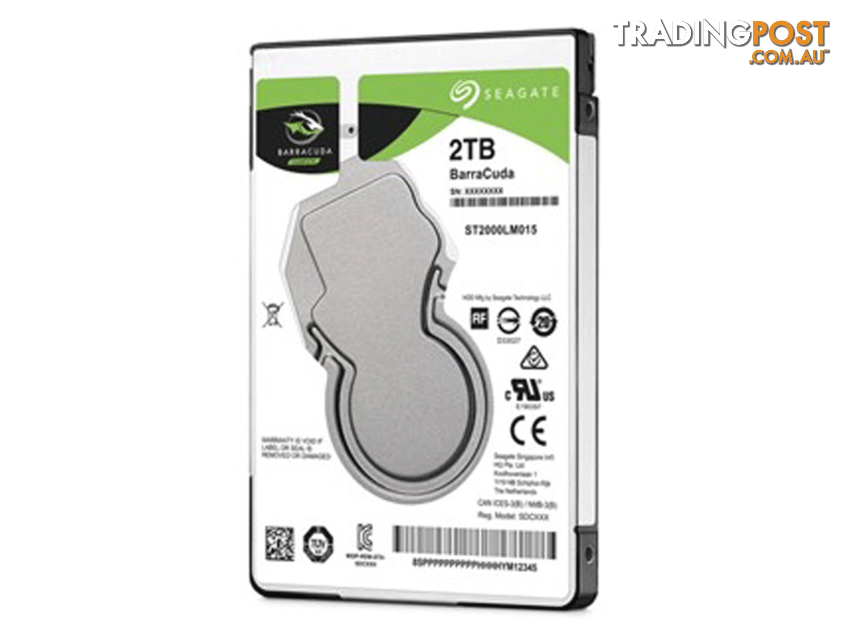 2TB Seagate ST2000LM015 BarraCuda NB 2.5" SATA HDD