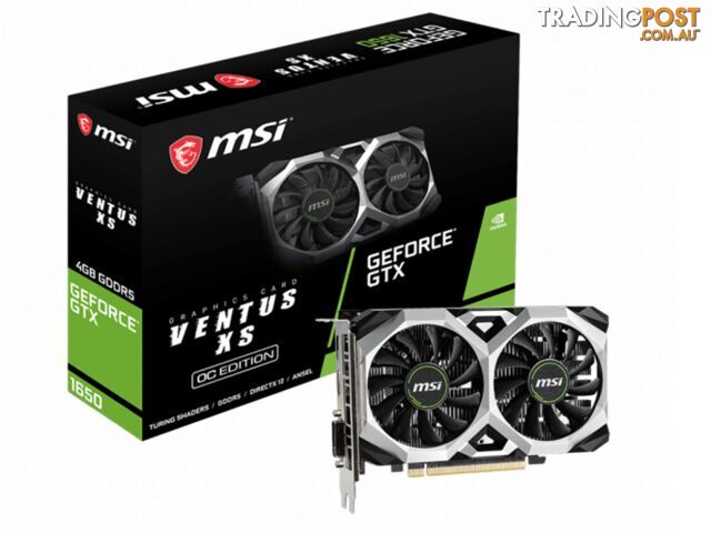 MSI GeForce GTX 1650 VENTUS XS 4G OC Graphic Card