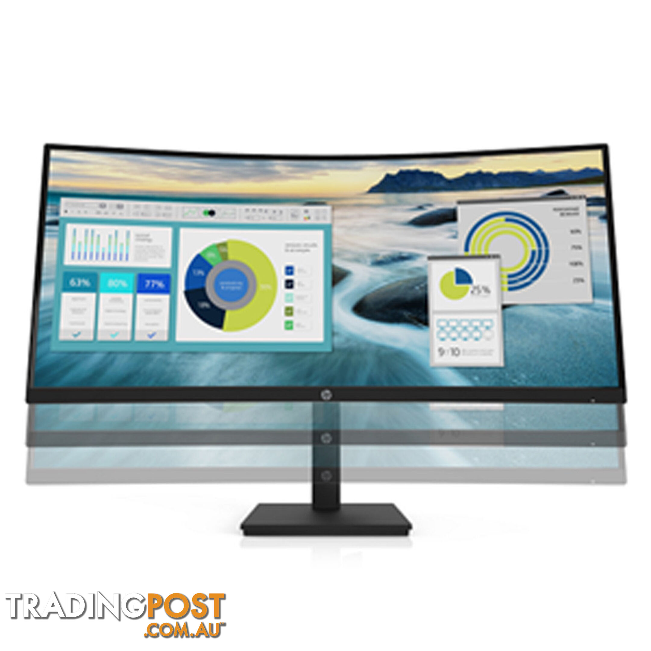 HP P34HC G4, 34" 21Y56AA WQHD CURVED MONITOR Free Shipping In Australia