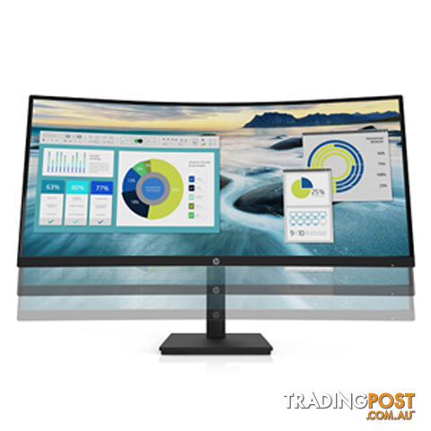 HP P34HC G4, 34" 21Y56AA WQHD CURVED MONITOR Free Shipping In Australia