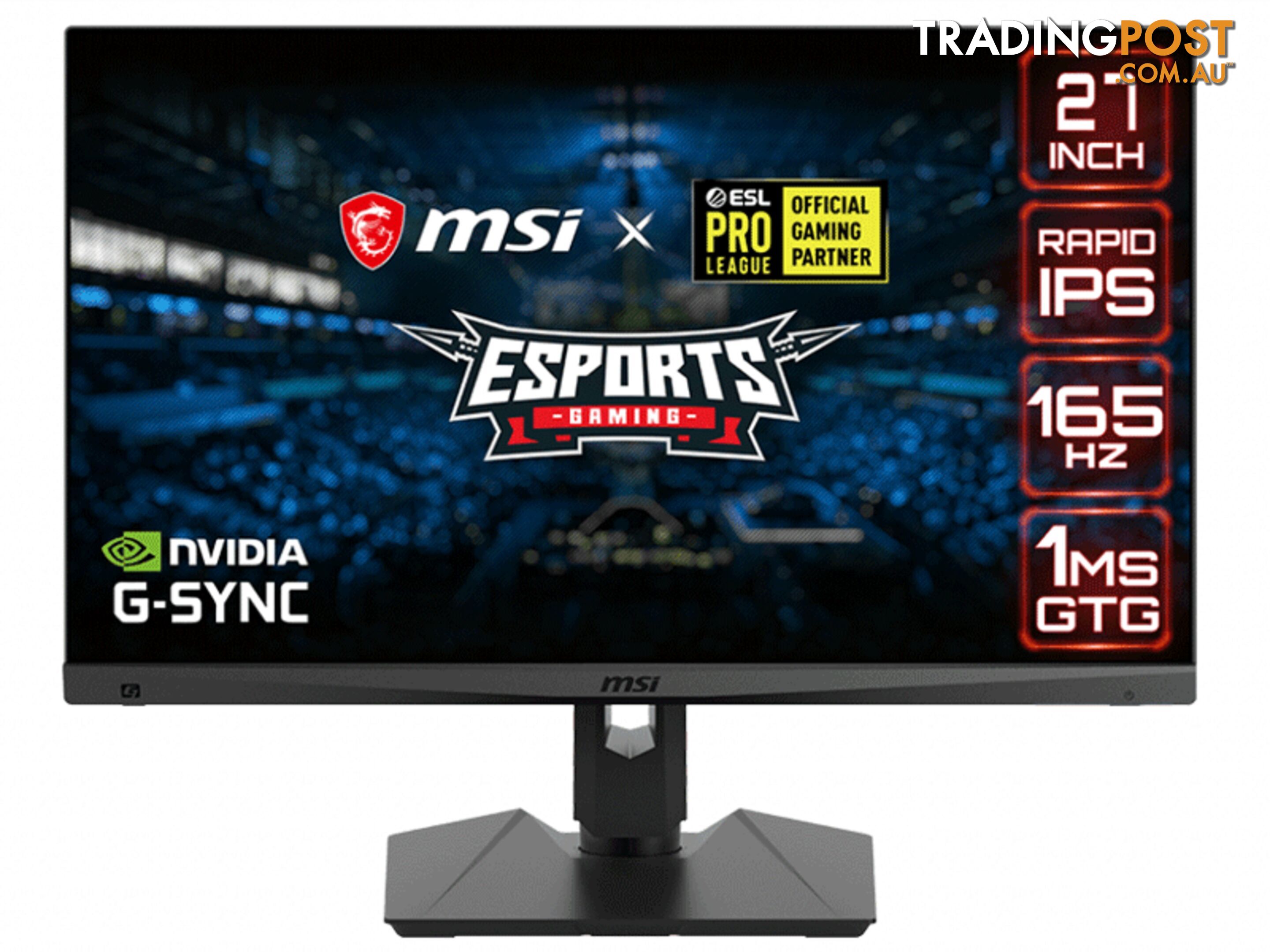 MSI Optix MAG274QRF-QD 27" QHD FLAT Rapid IPS Gaming Monitor Free Shipping In Australia