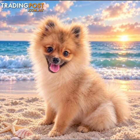 Purebred Pomeranian - Boy. Call 0408985133. I am Desexed, Fully Vaccinated. Inc,...