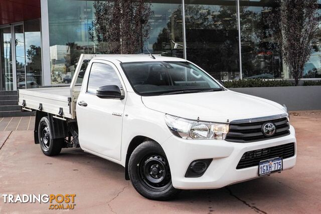 2019 TOYOTA HILUX WORKMATE TGN121R CAB CHASSIS