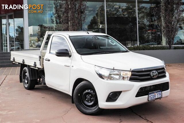 2019 TOYOTA HILUX WORKMATE TGN121R CAB CHASSIS