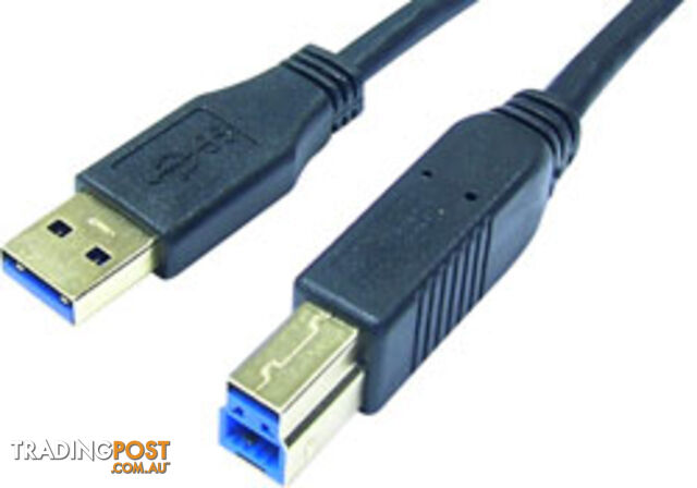 Comsol USB3-AB-02 2M USB 3.0 SuperSpeed Peripheral Cable (A)Male - (B)Male - Comsol - 9332902002044 - USB3-AB-02