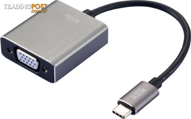 Klik KCVGAD USB Type-C Male to VGA Female Adapter - Comsol - 9332902018656 -...