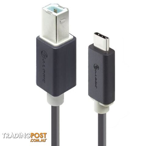 Alogic U2-TCB02-MM 2m USB 2.0 USB-C to USB-B - Male to Male - Pro Series - Alogic - 9350784012470 - U2-TCB02-MM