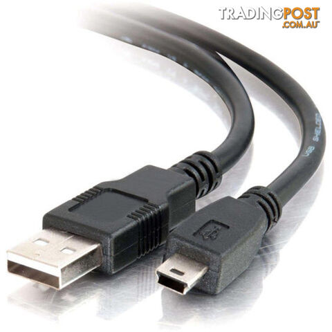 Alogic USB2-05-MAB 5m USB 2.0 Type A to Type B Mini Cable - M to M - Alogic -...