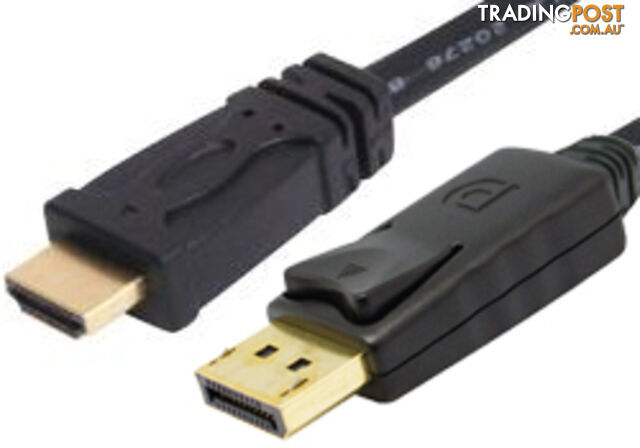 Comsol DP-HDMI-MM-01 1M DisplayPort Male to HDMI Male Cable - Comsol -...