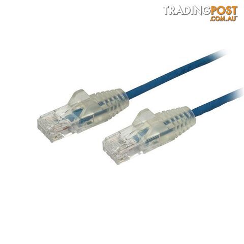Startech N6PAT200CMBLS Cable Blue Slim CAT6 Patch Cord 2m - StarTech -...