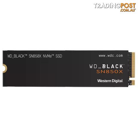 WD WDS200T2X0E Black SN850X 2TB Gen4 NVMe M.2 SSD No Heatsink - WD - 718037891408 - WDS200T2X0E