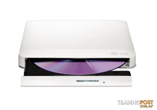 LG GP50NW40 Super-Multi Portable DVD Rewriter White - LG - 8806084581259 -...