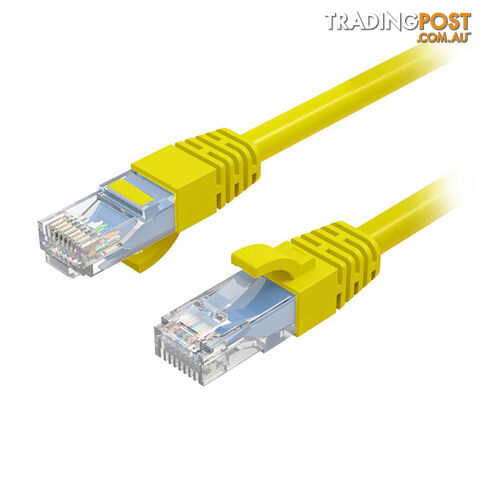 Cruxtec RC6-020-YE 2m 26AWG OFC(Oxygen Free Copper) CAT6 Network Cable - Cruxtec - 0787303419752 - RC6-020-YE