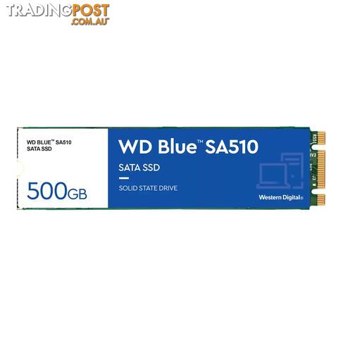 WD WDS500G3B0B Blue SA510 M.2 SATA SSD - 500GB - WD - 718037884714 - WDS500G3B0B