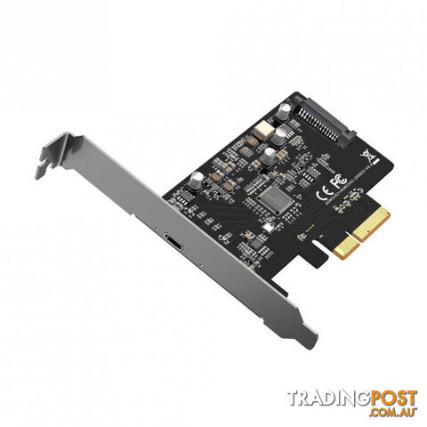 Simplecom EC318 PCI-E x4 to USb 3.2 Gen2x2 20 Gbps USB-C Expansion Card -...