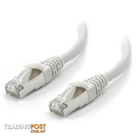 Alogic C6A-1.5-White-SH 1.5m White 10GbE Shielded CAT6A LSZH Network Cable -...