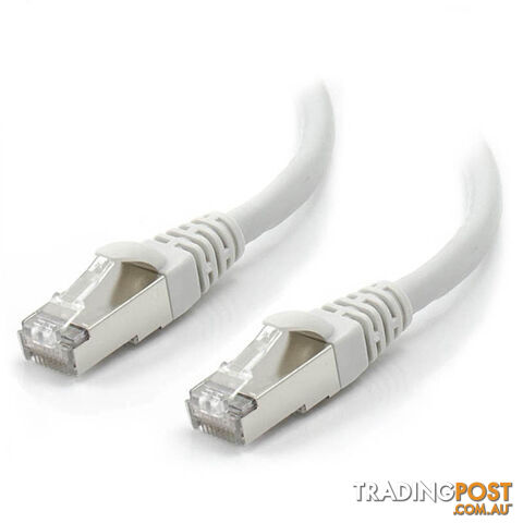 Alogic C6A-0.3-Grey-SH 0.3M Grey 10G Shielded CAT6A LSZH Netowrking Cable - Alogic - 9350784003195 - C6A-0.3-Grey-SH